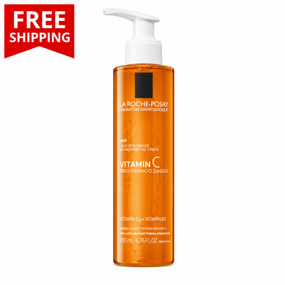 La Roche Posay Vitamin C Brightening Cleanser 200ml Face Wash New